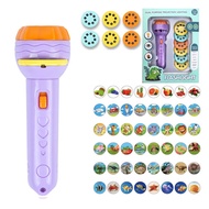 Funny Flashlight Projector Torch Lamp Toys for Kids Sleeping Story Book Early Educational Light Up T