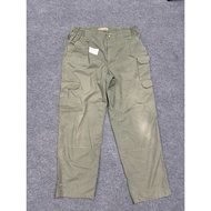 (Waist 34 Length 40) Tactical Pants 5.11 Genuine Cargo American Mechanic Style Thick Fishbone Cloth 