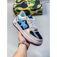100% Cotton Cotton Bathing Ape (BAPE) BAPE STA Lightning Star Low Cut Casual Sports Shoes Skateboard