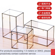 Car Model Lock Storage?Hand-Made Display Box with LightDDCustomized Door Opening Box?Plastic Acrylic Blind Box Dust Cove