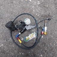 Handle kiri tuas kopling motor kopling tabung smoke besar hidrolik plus stut kopling vixion rx king