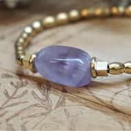 ll 紫晶礦 ll 天然石黃銅手環 --- 紫水晶黃銅手環