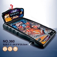 【Prime deal】 Led Music Mini Pinball Machine Arcade Cabinet Operated Game Bar Automatic Scoring For K