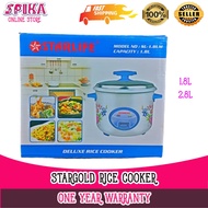 STARLIFE DELUXE RICE COOKER 1L, 1.8L & 2.8L MMM Mart