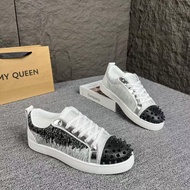 3.19-New Style Rivets Sequins Low-Top Spirit Guy All-Match Men's Casual Sneakers