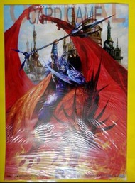 龍虎門漫畫年代 ~  黃玉郎 玉皇朝 火雲邪神騎龍 珍藏直版海報一張, 全新收藏至今多年, 當年要一次購買4盒龍虎門卡 才可獲得一張, 當時推廣期只做二星期, 所以很少人擁有(罕有非賣品)