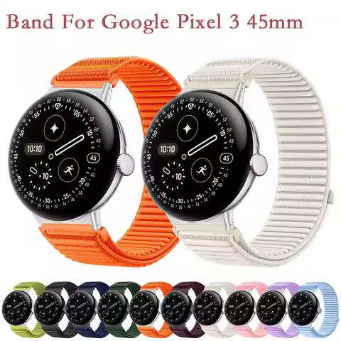 Nylon Braid Strap Compatible with Google Pixel 3 45mm Sport Wrist Band for Google Pixel 3 45mm Band 