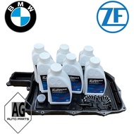 ( 100% ZF ) ATF ZF GA8P75HZ ZF8HP 8 SPEED AUTO TRANS OIL PAN WITH FILTER KIT BMW X5  F15 F30 G01 G11