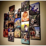 20x20 8R photo printing package contains 6 photos + frame