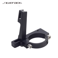 SILVEROCK Alloy Front Derailleur Clamp FD Adapter Braze on 38mm to 39mm For Brompton 3SIXTY Pikes JAVA FIT Folding Bike 2 Speed