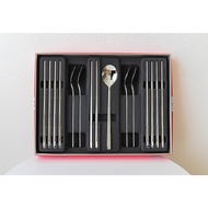 Korean style[ Stainless Steel Korean Spoon and Chopsticks Fissler 5pcs Set ]