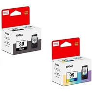 Clear Stock Canon Cartridge PG-89 Black , CL-99 Color (Genuine) 89 99 PIXMA E560 E560R 560 PG89 CL99