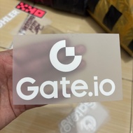 Patch Badge Gate Io White Print Hk Iron On Patch