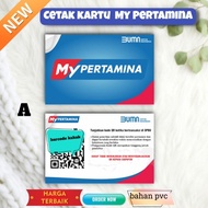 Cetak Kartu My Pertamina bahan Pvc tebal