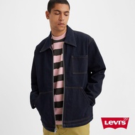 Levis 滑板系列 男款 寬鬆版牛仔工裝外套 / 原色石洗 人氣新品