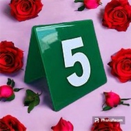 Combo 10-50 Thẻ số để bàn mica dày 2mm dùng cho quán ăn Cafe nhà hàng tiệc sinh Nhật cưới thiết kế t