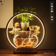 Hiasan pancuran air berbentuk cincin lampu LED, hiasan rumah, hiasan air, hiasan rumah, hiasan kraf,