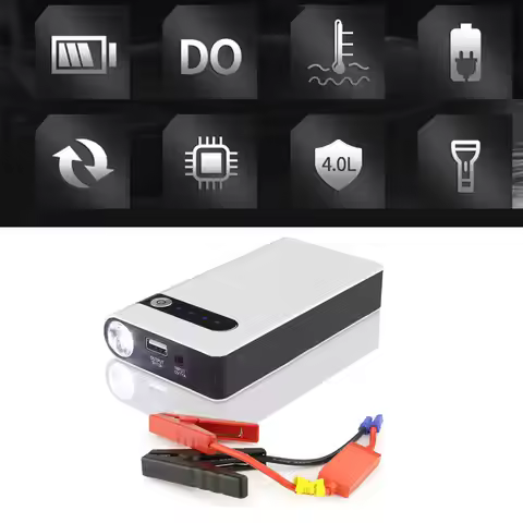 Car Jump Starter Power Bank 8000mah LED Display Emergency Battery Booster for Mobile Phone Laptop Ta