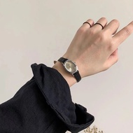 HOLEK 13043 Jam Tangan Wanita Anti Air Tali Kulit Korea Retro Fashion Gaya Terbaru Jam Tangan Cewek