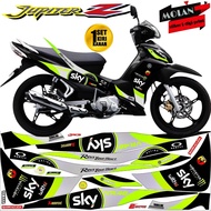 Decal Sticker Striping Variasi Jupiter Z Robot 2010-2013 PETRONAS MOTO GP ⁵ /Jupiter Z 2010 /Jupiter