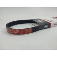 Gates perodua viva fan belt set 4pk715+3pk525+bando 2290