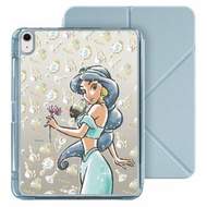 迪士尼 茉莉公主 iPad Air 11/pro13可拆式防摔透明筆槽摺套ipad
