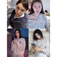 [SR-STUDIO]2026  Spring New Dongdaemun, South Korea Floral Hooded sweatshirt jacket/Shorts Suit J4EG