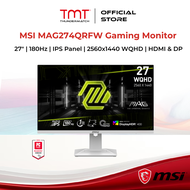 MSI MAG274QRFW 27" Gaming Monitor | 1ms | 180Hz | 2560x1440 (WQHD) | Rapid IPS Panel | HDMI & DP | H