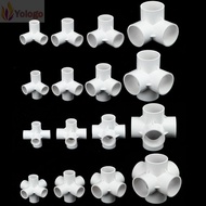 YOLOGO Pipe Connector Pipe Fittings Stereoscopic 20mm 25mm 32mm 50mm Connector
