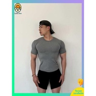 tshirt for men compression shirt for men keyi summer slim short sleeve stretch skinny sports t-shirt men's quick-drying workout basic versatile compression