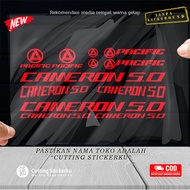 Pacific Cameron 5.0 Cutting Sticker Variasi Sepeda Stiker Aksesoris Frame Batang Mtb Lipat Dewasa