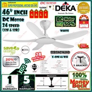 Deka Ceiling Fan X-ONE 46 WH 46 inch Remote Control Ceiling Fan / XR Baby White