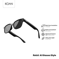Rokid แว่นตา AI Glasses Style ผู้ช่วย AI อัจฉริยะ พร้อมฟังก์ชั่นแปลภาษาแบบ Real-time น้ำหนักบา ใส่ได