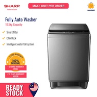 Sharp Mesin Basuh Automatik - 15.5Kg Auto Washing Machine ESX1521