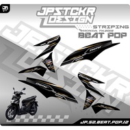 Sticker Striping BEAT POP Sticker Motorcycle Body Accessories Honda BEAT POP List Hologram Variation (JP.S2) 012