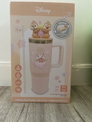 迪士尼 奇奇蒂蒂 不鏽鋼保溫杯 附3D公仔蓋
