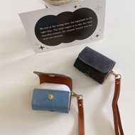 Fashion Denim Bag Suitable for Apple airpodspro2 Protective Case Earphone Protective Case Apple Earp