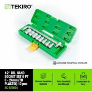 Socket Wrench Set Socket Set Tekiro Socket Set 10 Pcs 8 - 24 mm SEGIENAM