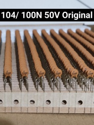 (10 Pcs) Kapasitor 104 / 100N  50V  Kapasitor Original