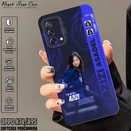 Softcase Oppo A74 / A95 4G - Case Hp Oppo A95 / A74 4G Motif JKT48 - Silicone Hp Oppo A95 - Case Hp 