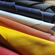 Mild orange cowhide soft sheet a4 leather