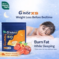 Handy Herb G’nite XS Gummy L-Carnitine (Peach Flavor) Sleep Better • Burn Fat While You Sleep / 4 gu