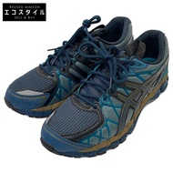 二手 ASICS UB10-GEL-KAYANO20 靛藍 FOG 運動鞋，尺寸 28.5