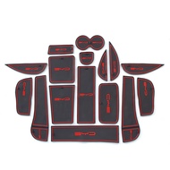 16 pcs /set Rubber mat for Storage box BYD Dolphin slot pad Dolphin car accessories BYD Dolphin car
