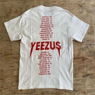 Kanye West 說唱歌手The Yeezus Tour巡演之旅寬松純棉ins短袖T恤