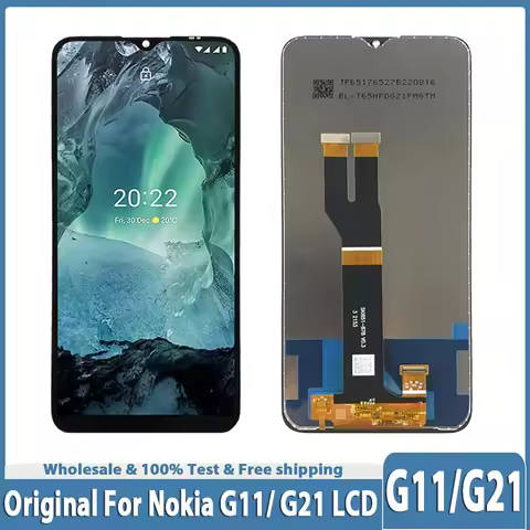 6.5'' AMOLED For Nokia G21 LCD TA-1418 Display Touch Screen Digitizer Assembly Replacement Screen Fo