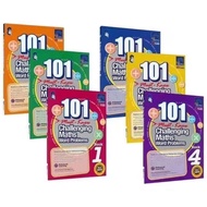 6 Books/Set SAP 101 Challenging Maths Word Problems Singapore Primary School Grade 1-6 Math teaching