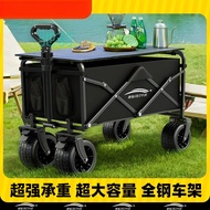 Camping Trolley Foldable Outdoor Trolley Picnic Car Portable Camp Trailer Trolley Camping Car Pendul
