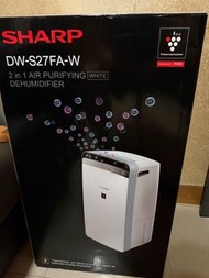 SHARP DW-S27FA-W Plasmacluster 二合一空氣淨化除濕機 (可少議)