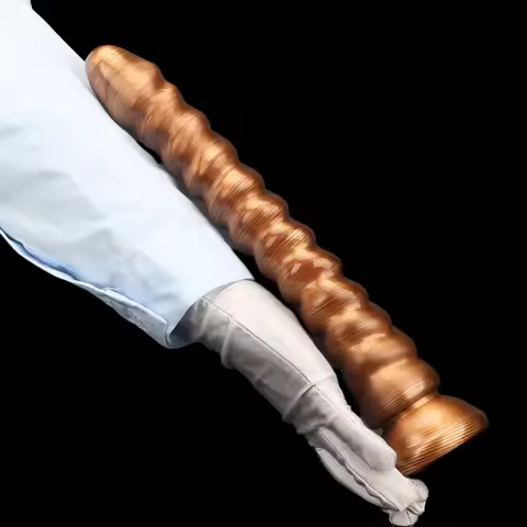 Super large buttock plug, super long anal plug, soft liquid silicone anal dilator, female and male a